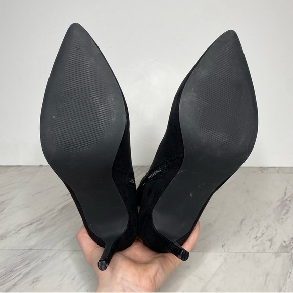 New! BP Braylee Black Shimmer Pointed Toe Bootie 10M - Picture 12 of 13